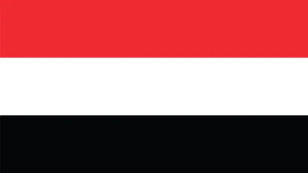 Прапор Ємену для День незалежності і вектор illustrat інфографіки — стоковий вектор