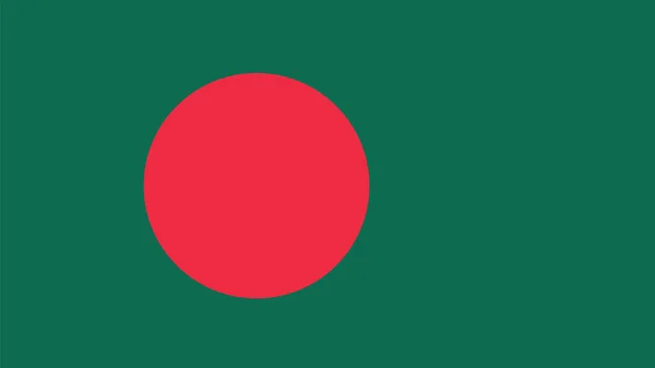 孟加拉国国旗为独立日和图表矢量错觉 — 图库矢量图片