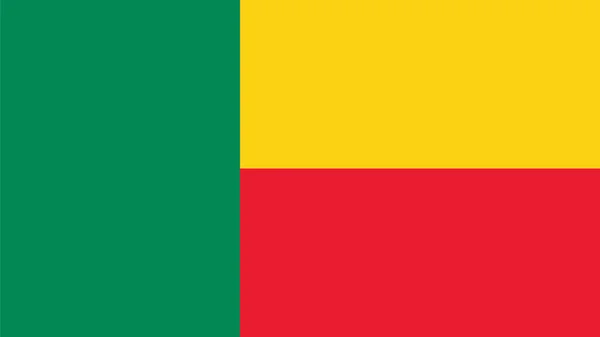 Benin Drapeau pour le Jour de l'Indépendance et infographie vectorielle illustrat — Image vectorielle