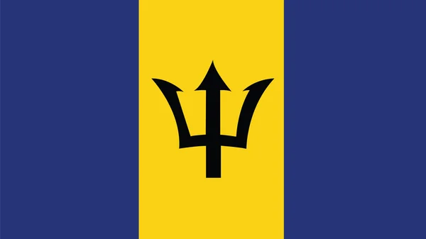 Barbados Bandeira para o Dia da Independência e infográfico Vector illust —  Vetores de Stock