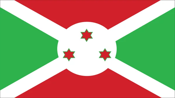 Burundi Flag for Independence Day and infographic Vector illustr — стоковый вектор