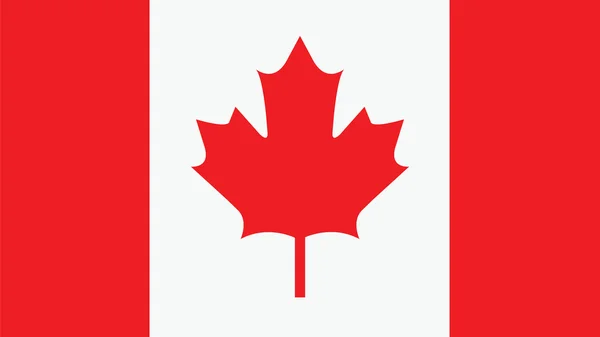 Kanada-Fahne zum Unabhängigkeitstag und Infografik-Vektor illustr — Stockvektor