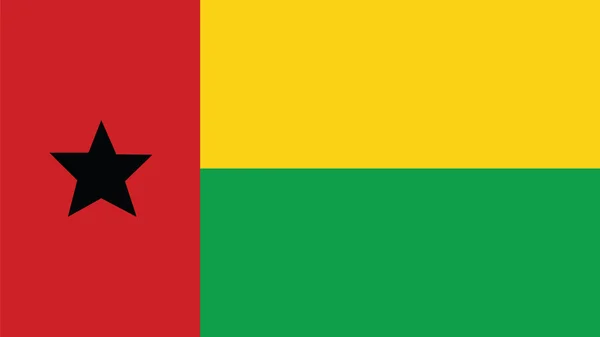 Guinea bissau Drapeau pour la fête de l'indépendance et vecteur infographique i — Image vectorielle