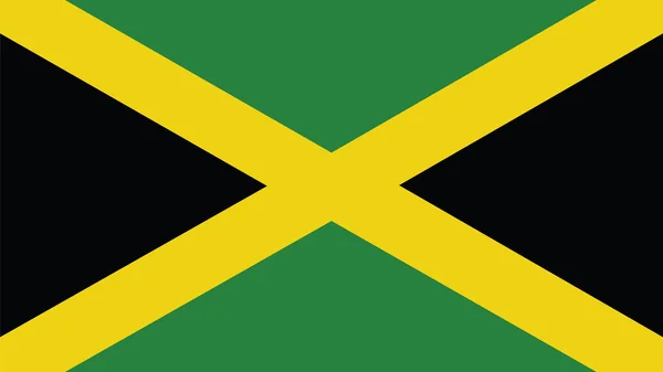 Jamaica flag zum Unabhängigkeitstag und infographic vector illustr — Stockvektor