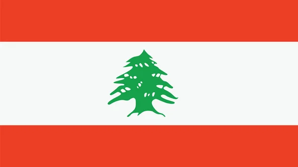 Vlajka Libanonu pro den nezávislosti a úsporných vektorový infographic — Stockový vektor