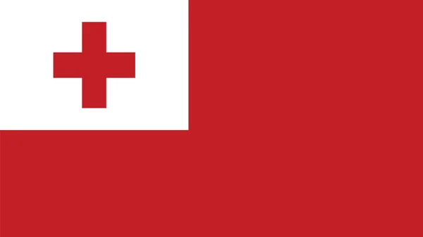 Bandeira da Tonga para o Dia da Independência e infográfico Vector illustrat —  Vetores de Stock