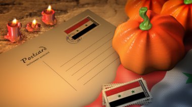 Suriye Cadılar Bayramı gün ve kartpostal