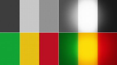 mali bayrağı arka plan stilleri ayarlı