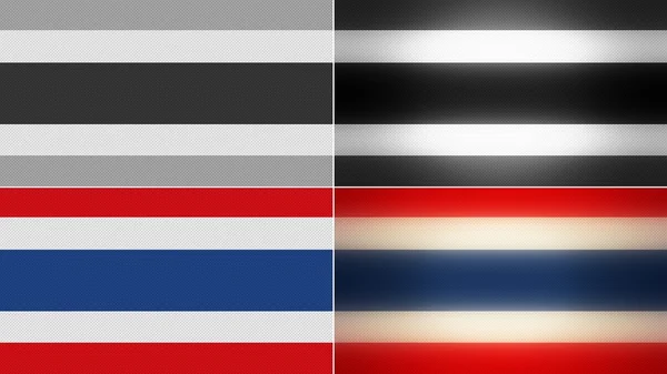 Ταϊλάνδη σημαία υπόβαθρα στυλ σύνολο — Φωτογραφία Αρχείου