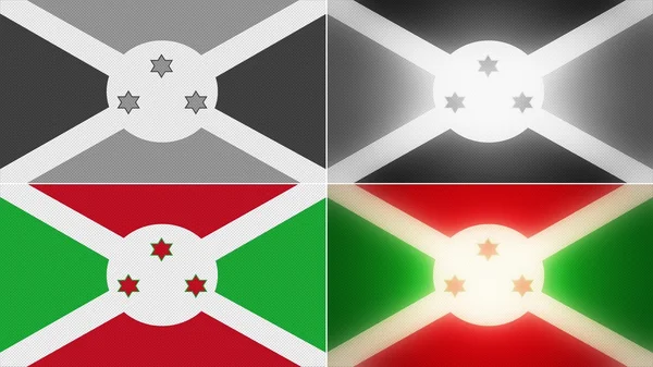布隆迪国旗背景样式集 — 图库照片