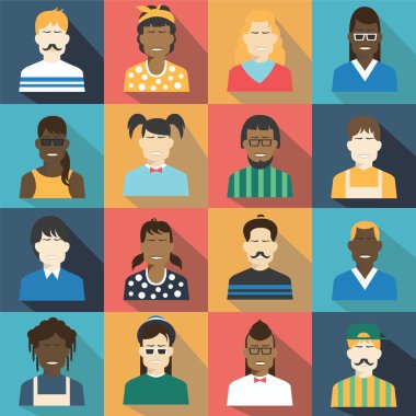 Avatar hipster teen seti