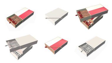 Polonya bayrak doku 3d kibrit kutusu sette