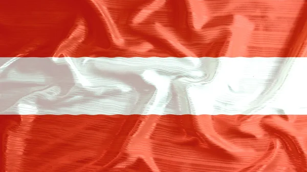 Österreich-Flagge Nahaufnahme von Rüschen — Stockfoto