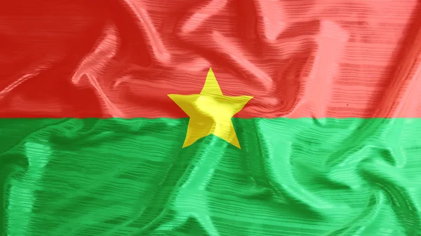 Burkina faso bayrak closeup karıştırdı — Stok fotoğraf