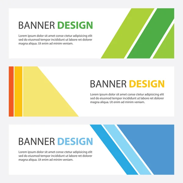 Set of banners — Stock Vector