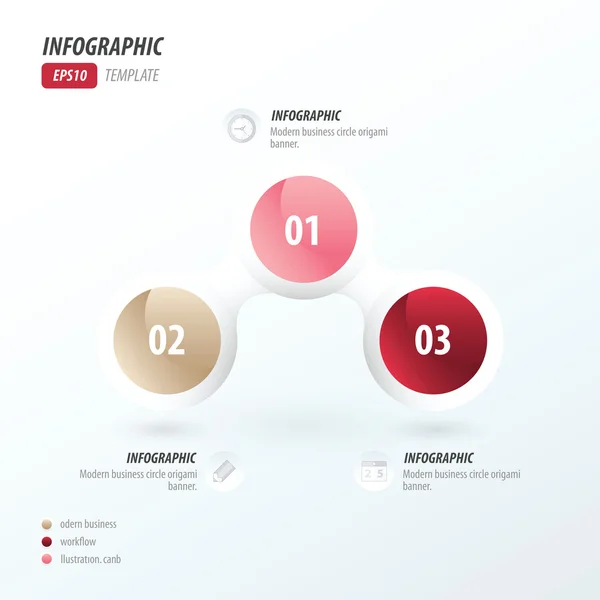 Bedrijfsconcept roze, rood, bruin — Stockvector