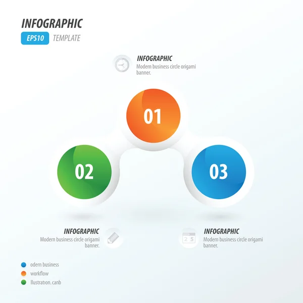 Επιχειρηματική ιδέα διανύσματα infographic σχεδιασμό eps10. — Διανυσματικό Αρχείο