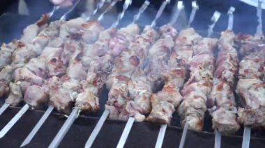 Lezzetli bir barbekü partisi.