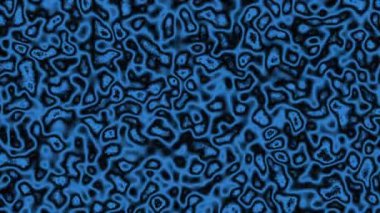 3d rendering of a short plane of a biscous mass of deformed cells joining and deforming each other in blue color creating an abstract background of unicellular living beings 