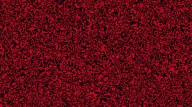 3d rendering of a viscous mass of deformed cells joining and deforming each other in red color creating an abstract background of unicellular living beings and related to the environment
