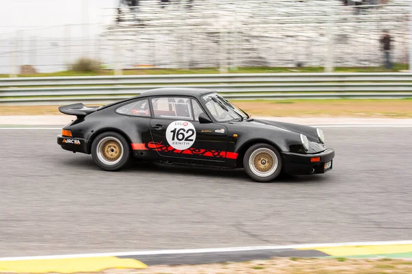 Circuit Jarama Madrid Espagne Avril 2016 Porsche 911 Sur Asphalte — Photo