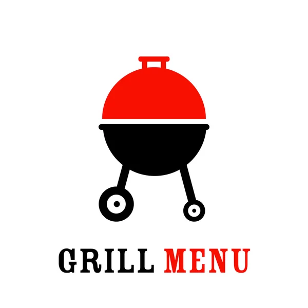 Ikonen grill. — Stock vektor