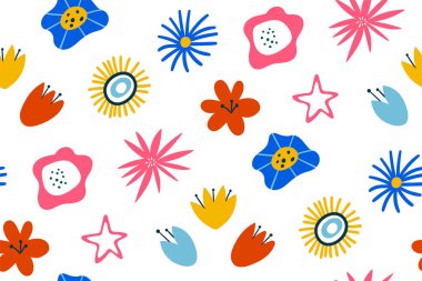 Tasarım ve moda baskıları için kusursuz vektör deseni. Çiçeksiz desen. Kağıt, kapak, kumaş, iç dekorasyon için vektör tasarımı. İskandinav tarzı. Çocuklar için doku. yaz ve bahar