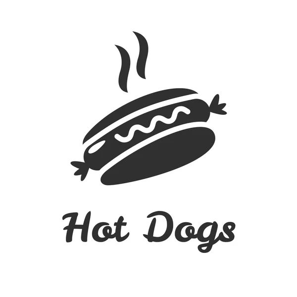 Jednoduchý web ikony v vektorové hot dog — Stockový vektor