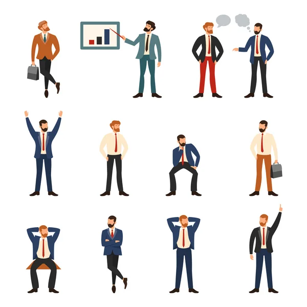 Group of business and office people — Stock Vector