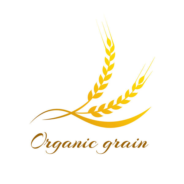 Метка пшеницы - векторная иллюстрация

