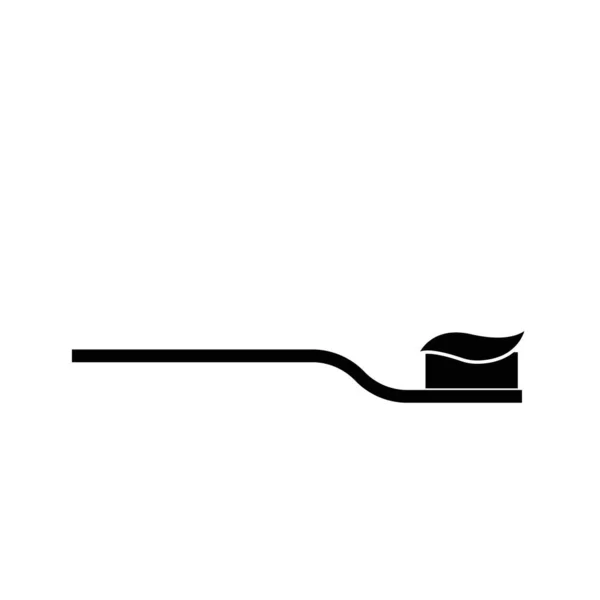 Значок Зубной Щетки Логотип — стоковое фото