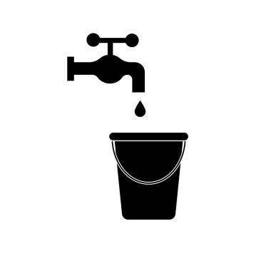 Bir kovanın içine su damlıyor ve sular fışkırıyor.