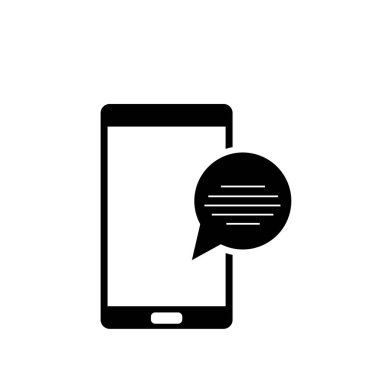 konuşma kabarcığı çizimi, çevrimiçi sipariş bildirim kavramı