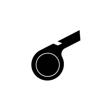 Bezelyeli spor ıslığı. Resim beyaz arkaplanda izole edildi