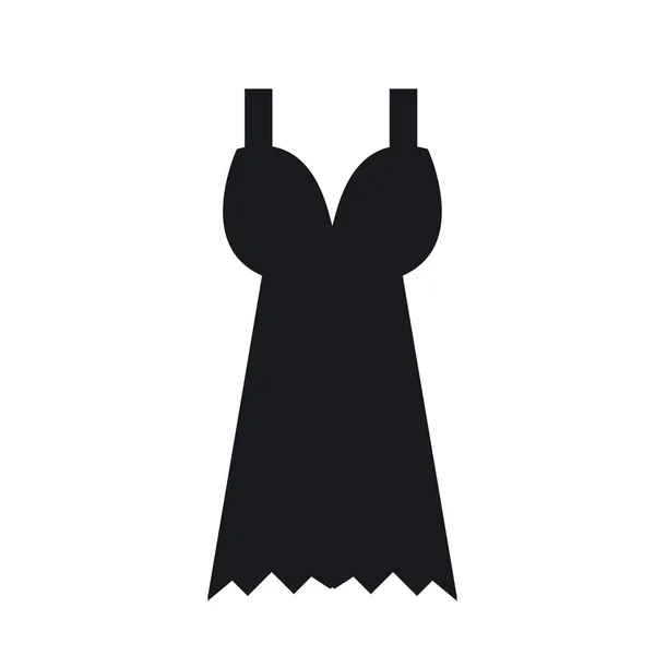 Party Dress Ikon Illustration Vit Bakgrund — Stockfoto