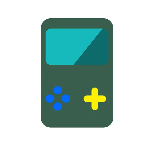Game Pad Flat Icon Illustration White Background — Stock Photo, Image