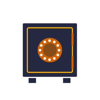 Kiralık kasa ikonu. Web tasarımı için logo sembolü