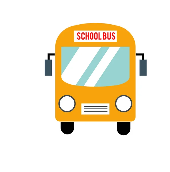 Serviço Transporte Escolar Ônibus Veículo Urbano — Fotografia de Stock