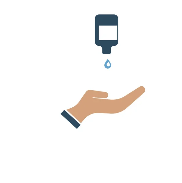 Hand Hygiene Icon Illustration Isolated — Stock Photo, Image