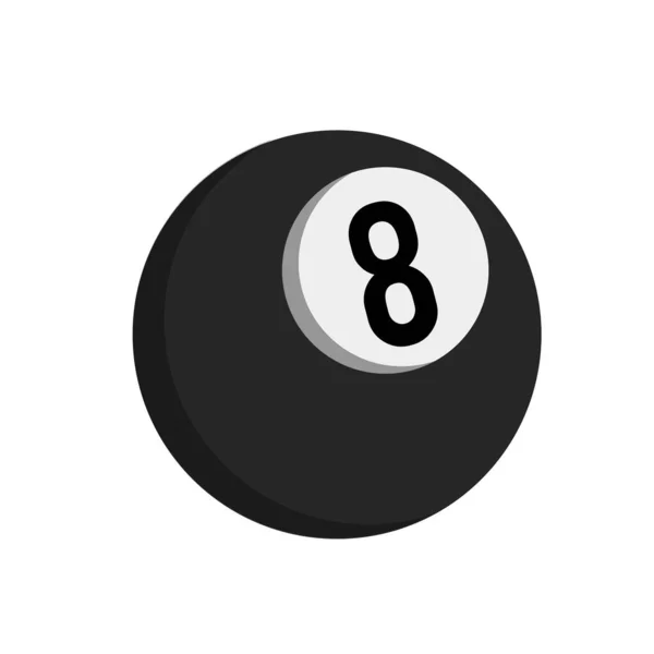 Billiard Pool Ball Number Illustration — Stock Photo, Image