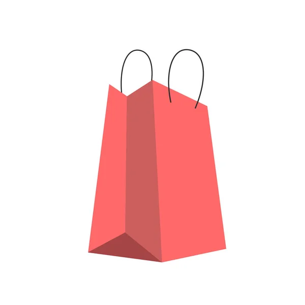 Colorful Empty Shopping Bags Isolated White — Stock Photo, Image