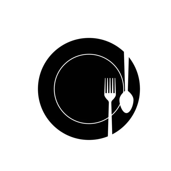 Spoon Fork Icon Templates — Stock Photo, Image