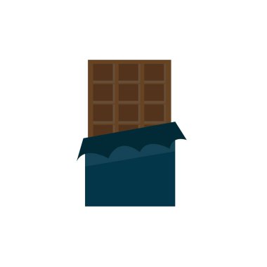 Çikolata çizimi o beyaz arka plan