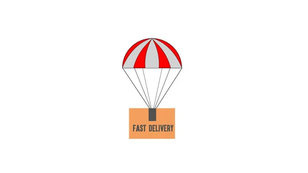 Letecký Balón Přeprava Zásilek Doprava — Stock fotografie