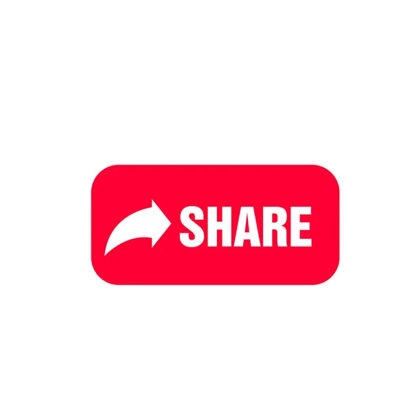 Share icon with square and arrow   illustration on white background