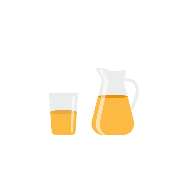 Geïsoleerde Drank Glas Sinaasappelsap Schijfjes Sinaasappel — Stockfoto