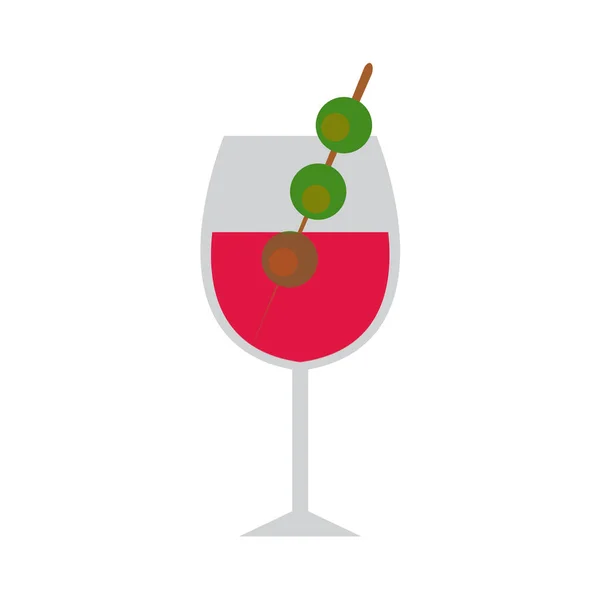Cocktail Party Glass Design Logo Company Logo Design — Stock Photo, Image