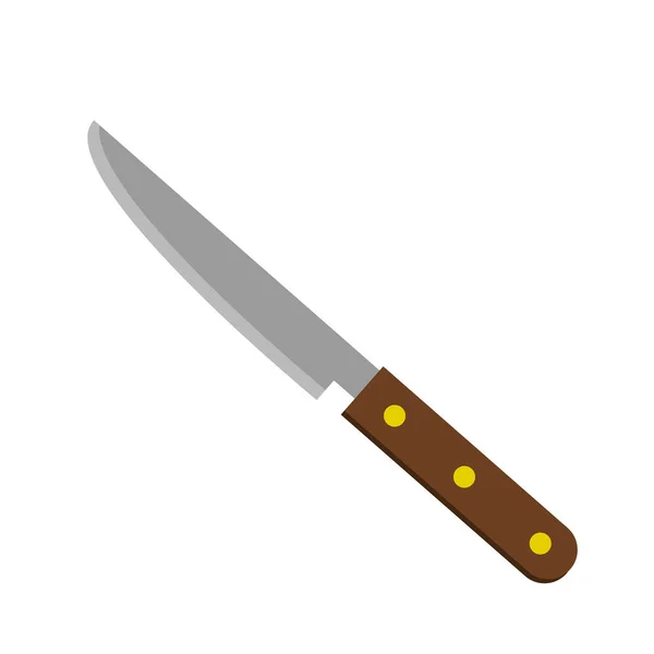 Kitchen Knife Flat Icon Illustration — Stock Photo, Image