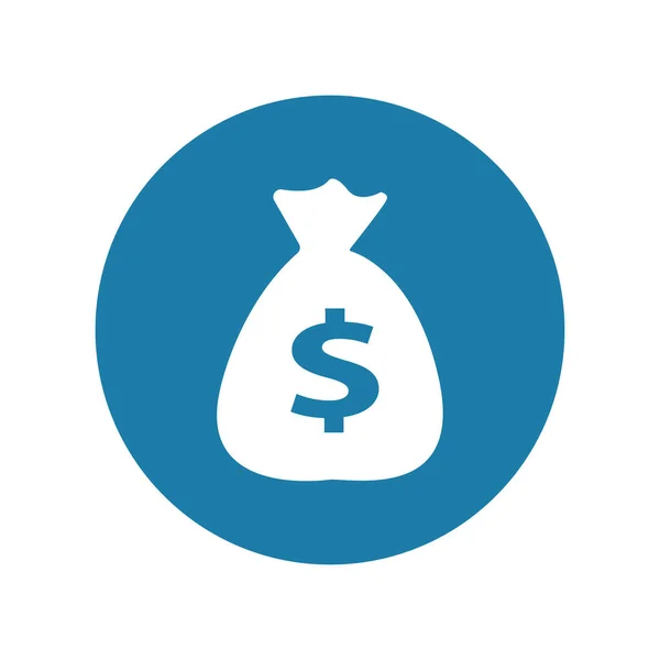 Money Saving Money Bag Icon Design — Stock Photo, Image