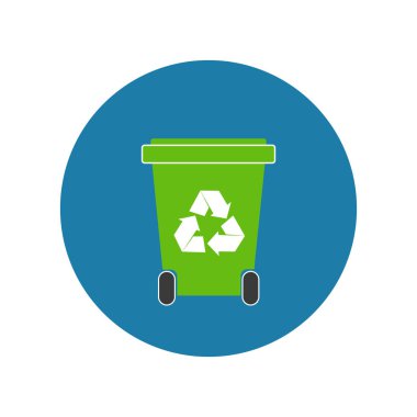 Çöp tenekesi çöpü. Çöp kovası boş..